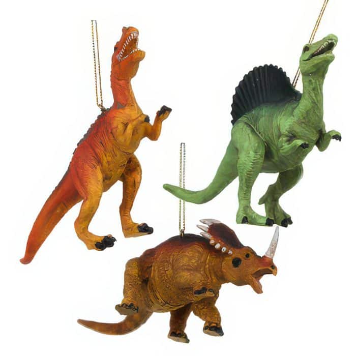 Dinosaur Realistic Ornaments View Two