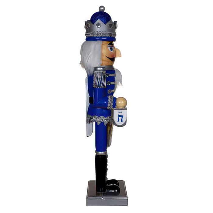 Hanukkah Nutcracker with Dreidel Side