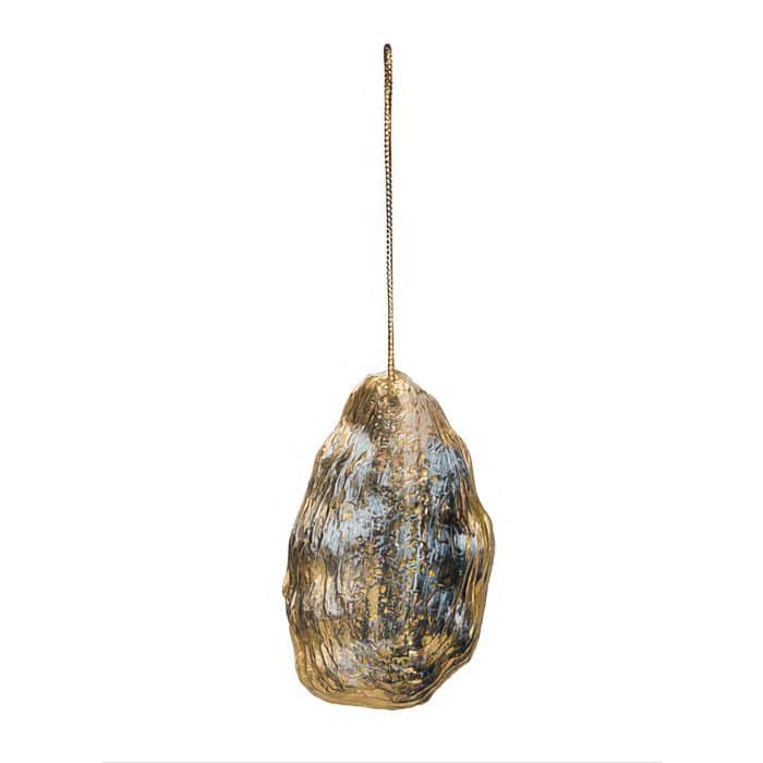 Palm Tree Oyster Shell Ornament Back