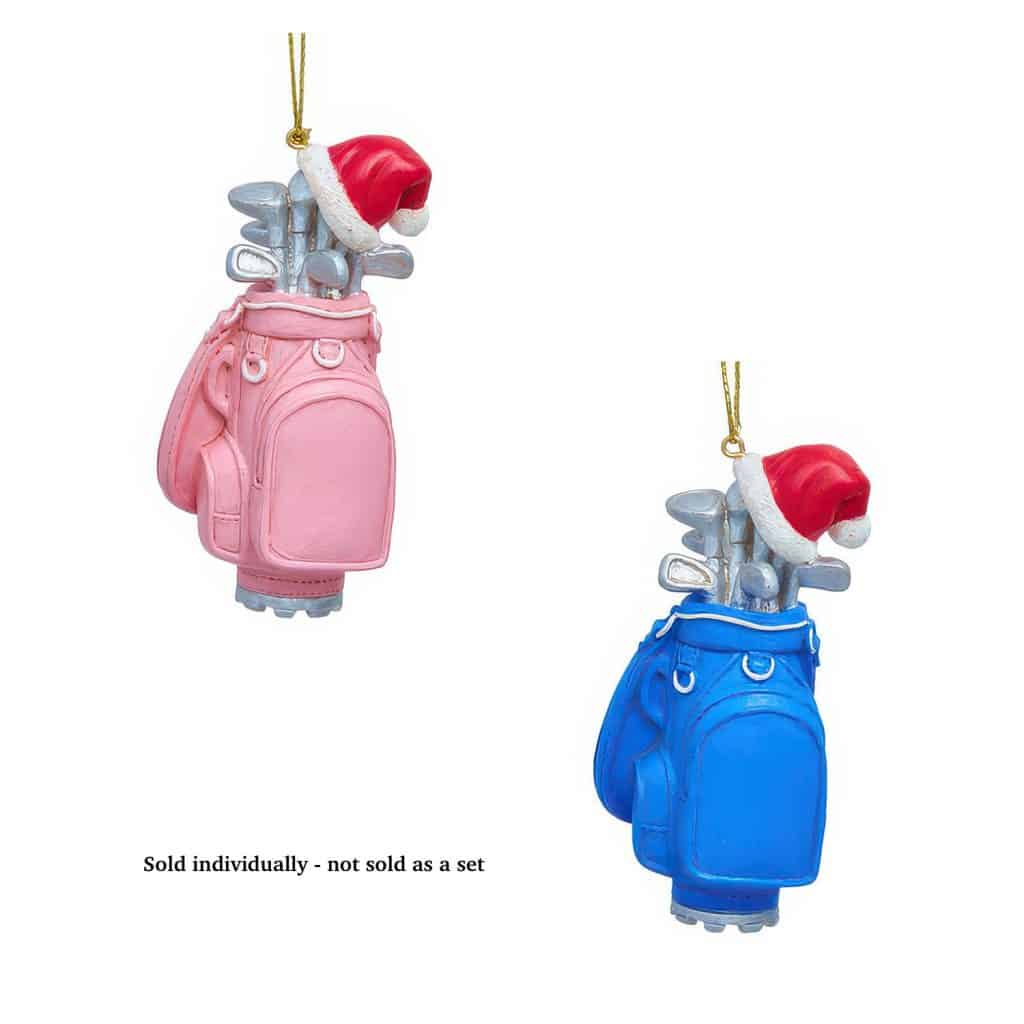 Santa Hat Golf Bag Ornaments Personalize