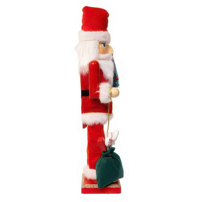 Santa with Gifts Nutcracker Side Two