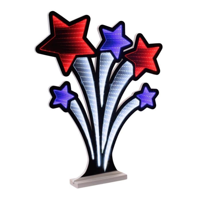 Usa Shooting Star Infinity Lit Decor