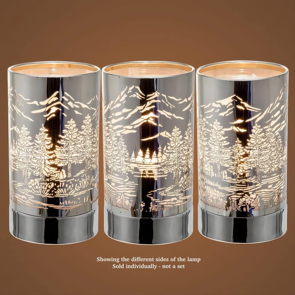Mountain Scene Touch Lamp Warmer