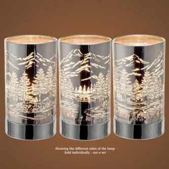 Mountain Scene Touch Lamp Warmer