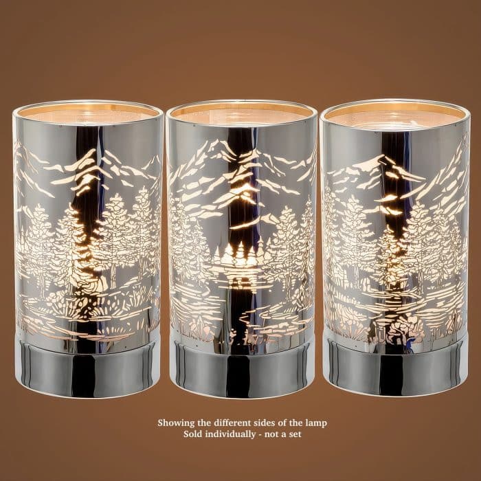 Mountain Scene Touch Lamp Warmer
