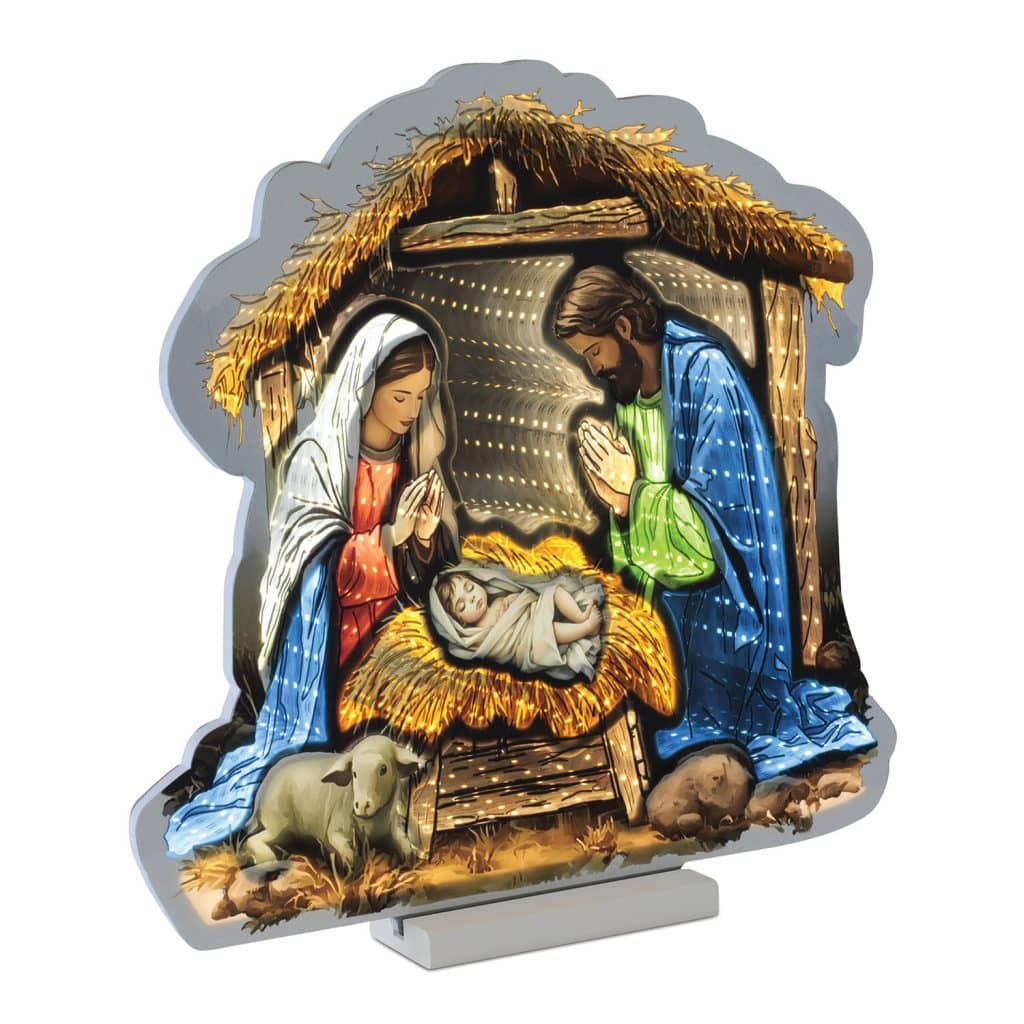 Nativity Ekkolight Lit Decor