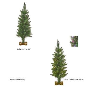 Timberland Pine Tree Unlit Or Color Change
