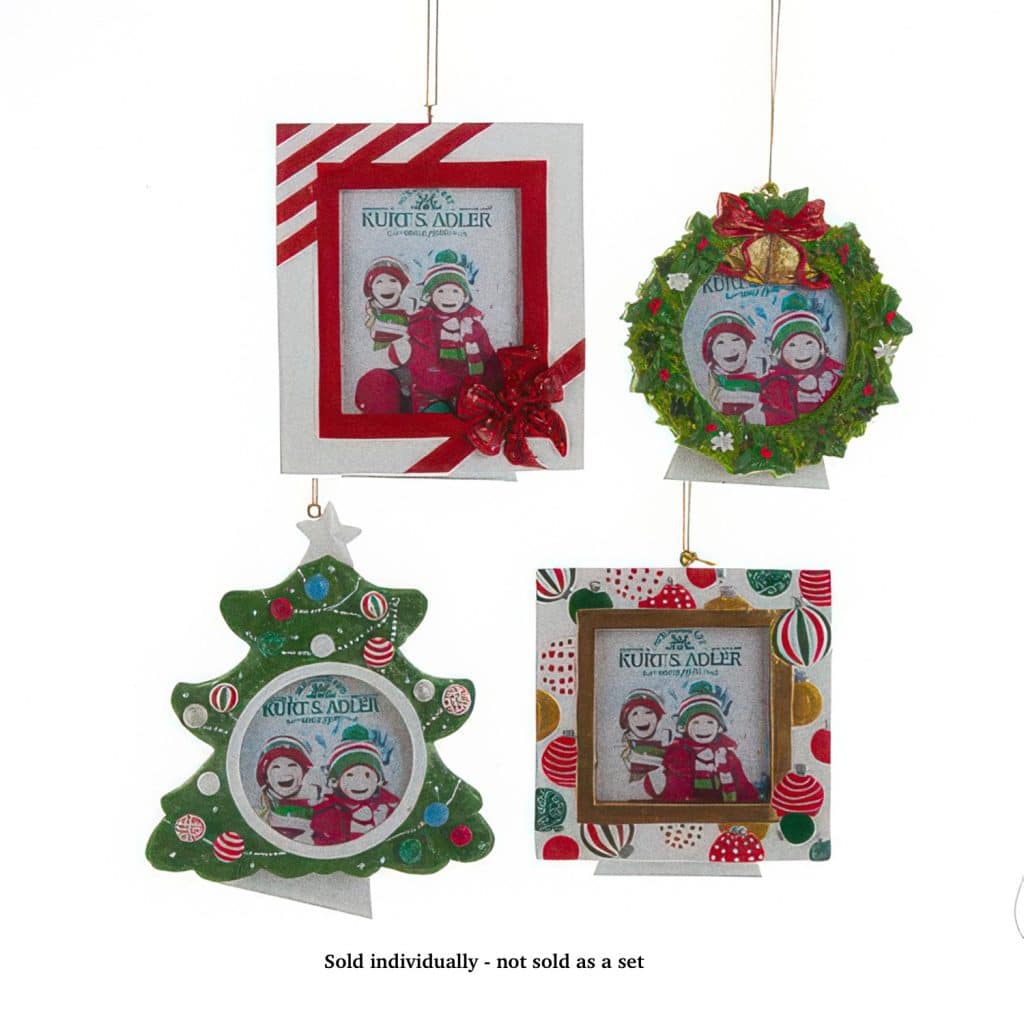 Classic Christmas Frame Ornament