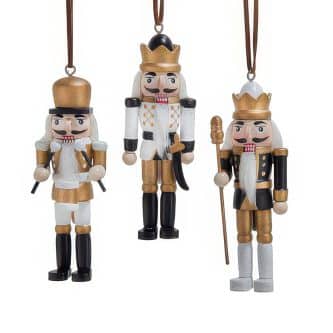 Nutcracker Black & Gold Ornament