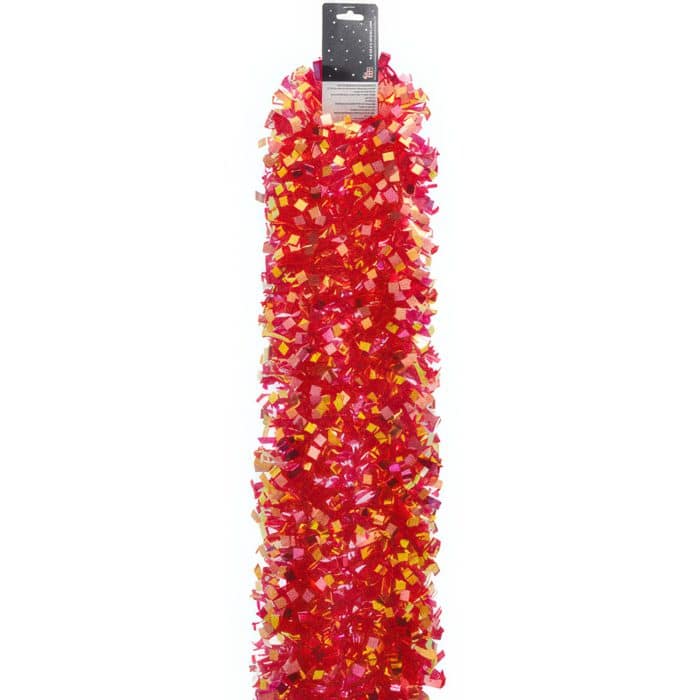 Red Tinsel Garland