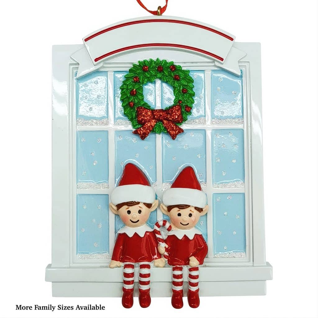 Sill E Elves Ornament Personalized