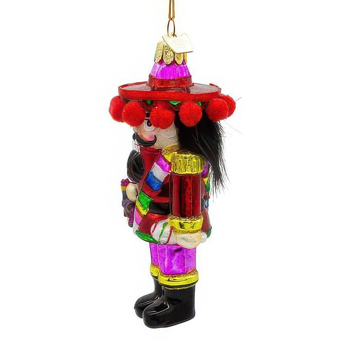 Mexican Nutcracker Ornament Side
